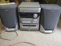 Wieża stereo  Aiwa SX‑NS112 , radio, cd, kaseta , aux