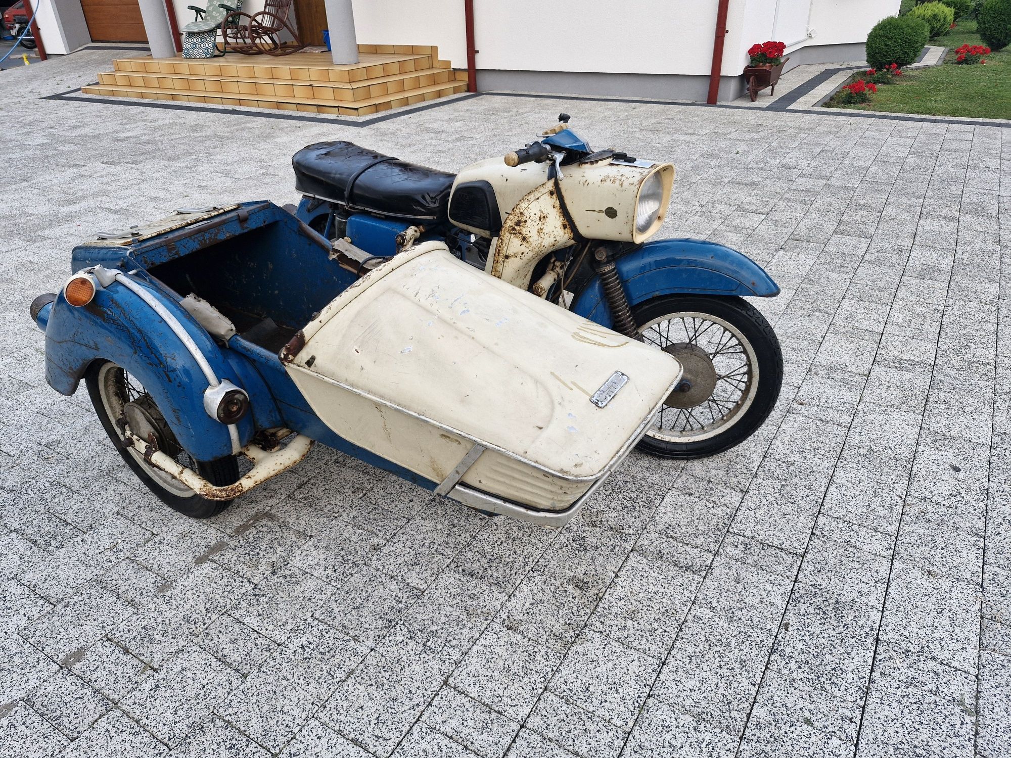 Mz es 250/2 z koszem trophy orginał lakier!