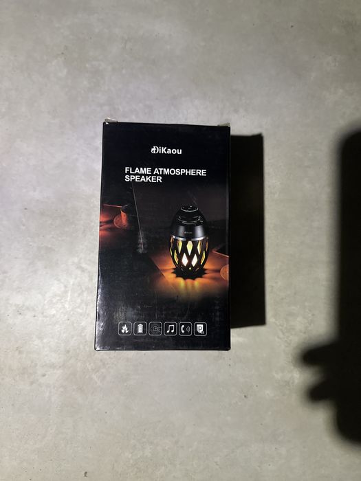 Колонка бездротова Bluetooth Flame Atmosphere Speaker полум'яним