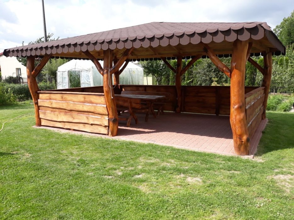 Meble ogrodowe Altana Altanka Altanki z bali.