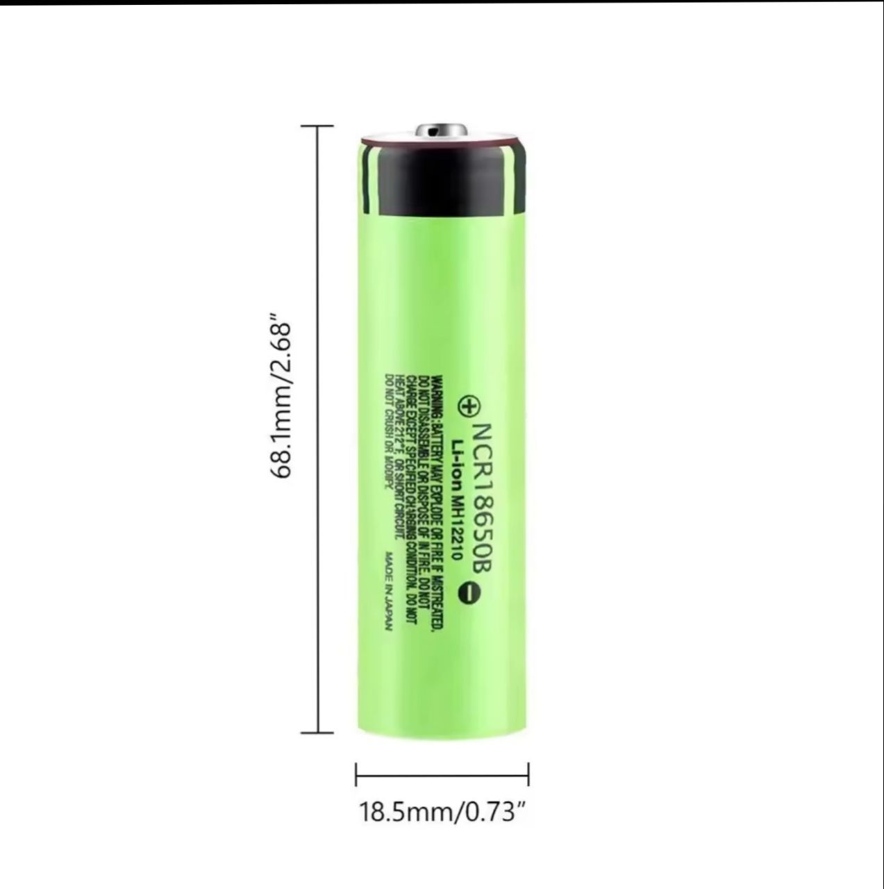 Батарейка NCR 18650 Аккумулятор LitiKalo 3400 mah с защитой.