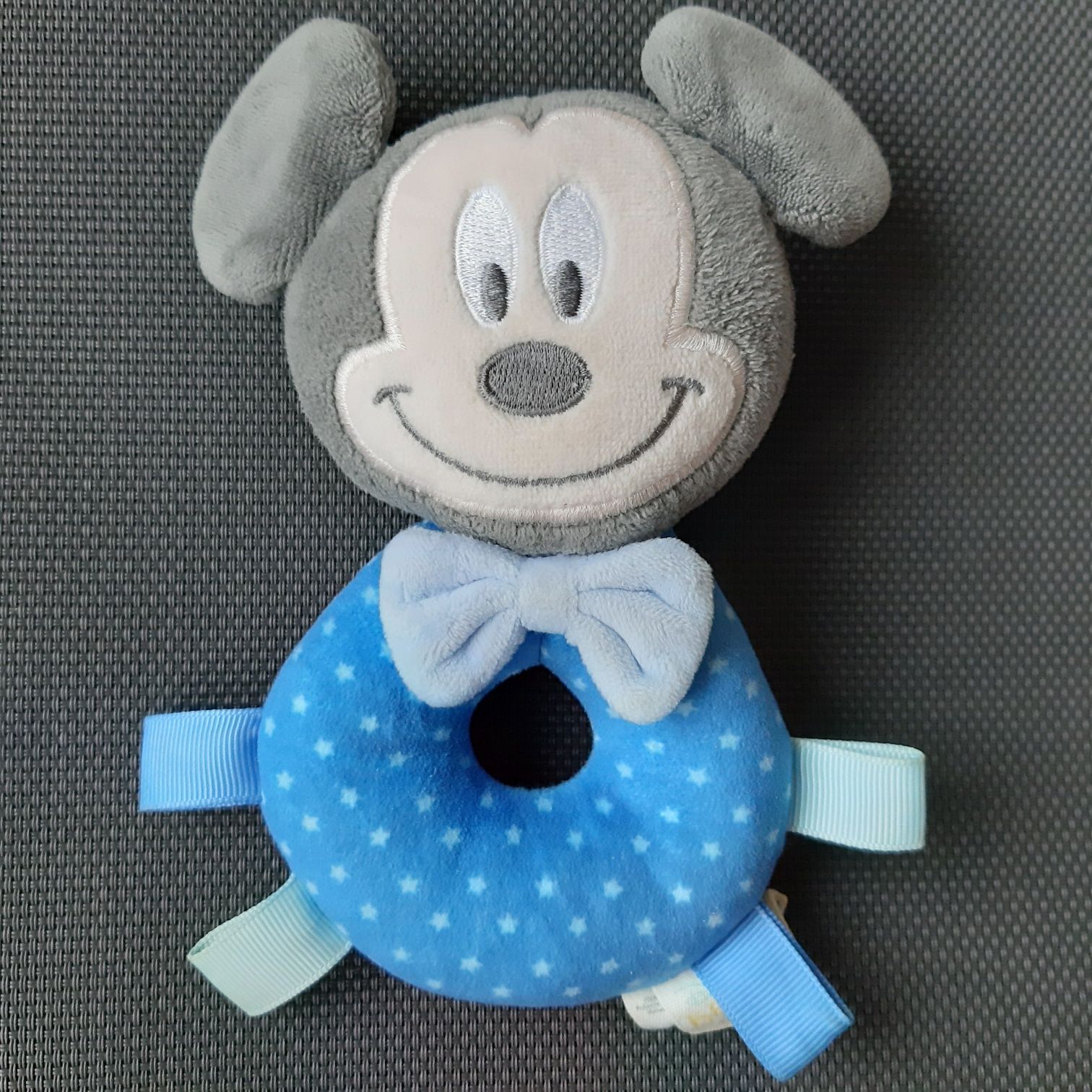 Grzechotka Mickey Mouse miękka delikatna zabawka wygodna lekka Disney