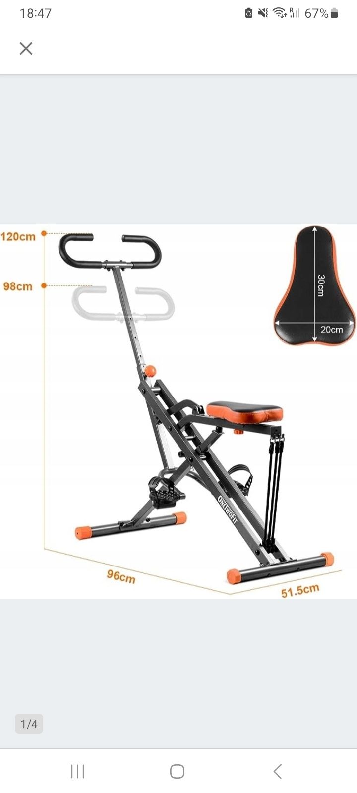 Rowerek/urządzenie do ćwiczeń