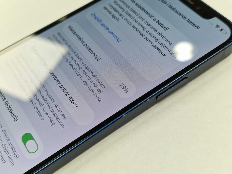 Iphone 12 64GB/ Blue/ 78%/ zbita szybka/ czytaj uważnie opis