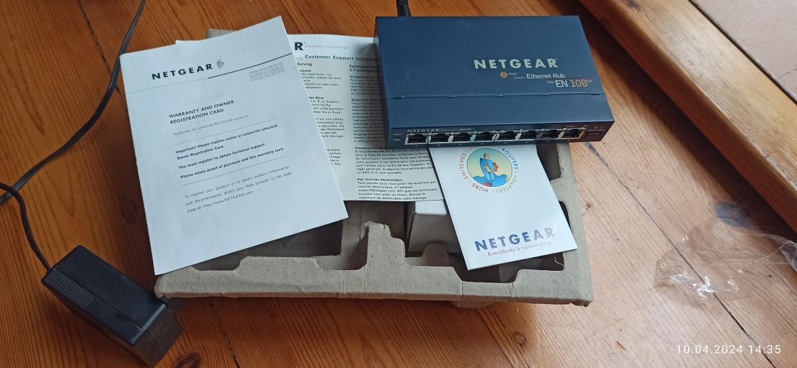 Netgear Ethernet Hub EN 108TP