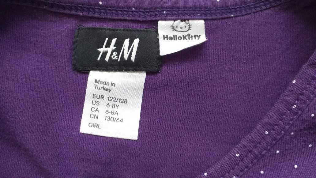 Bluzka Hello Kitty r. 122-128 H&M