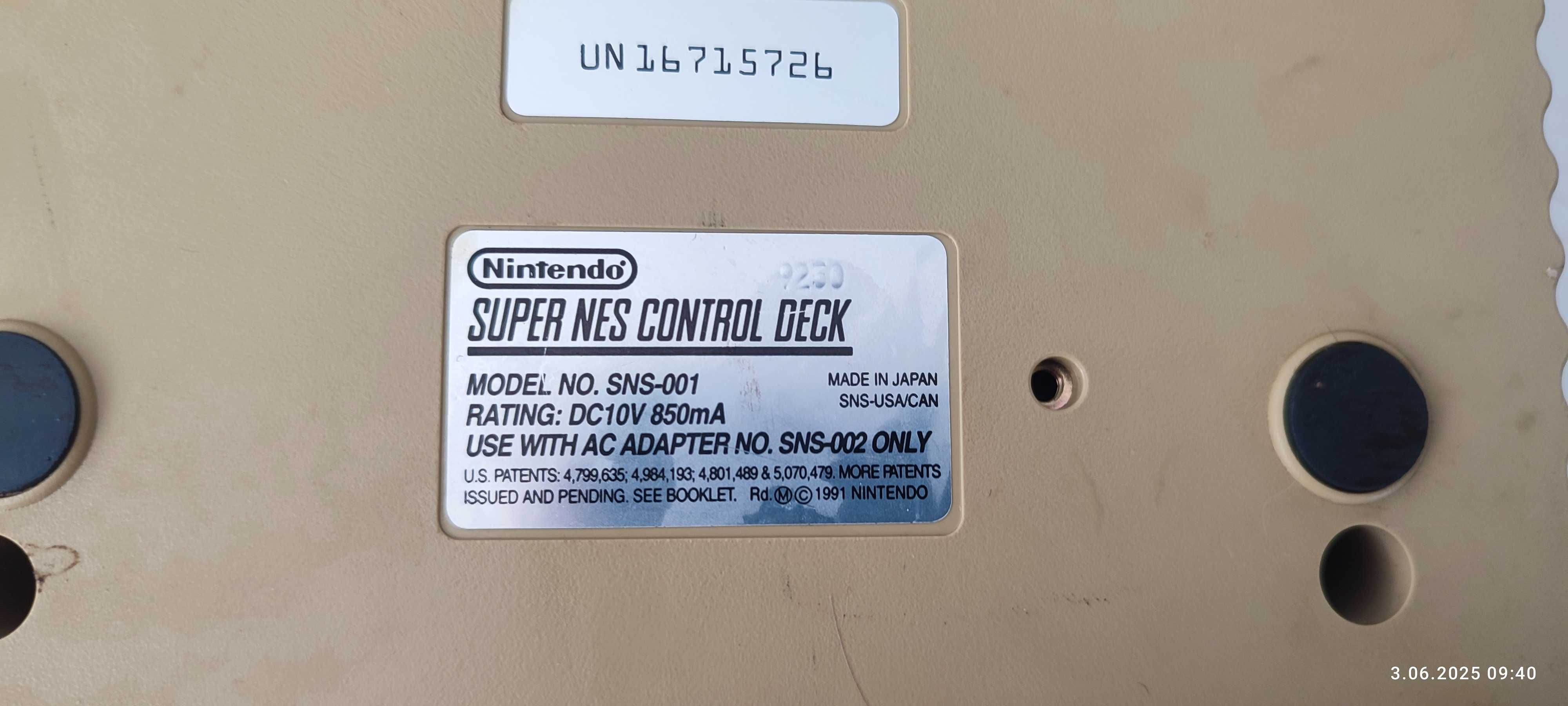 Konsola Nintendo SNS-001