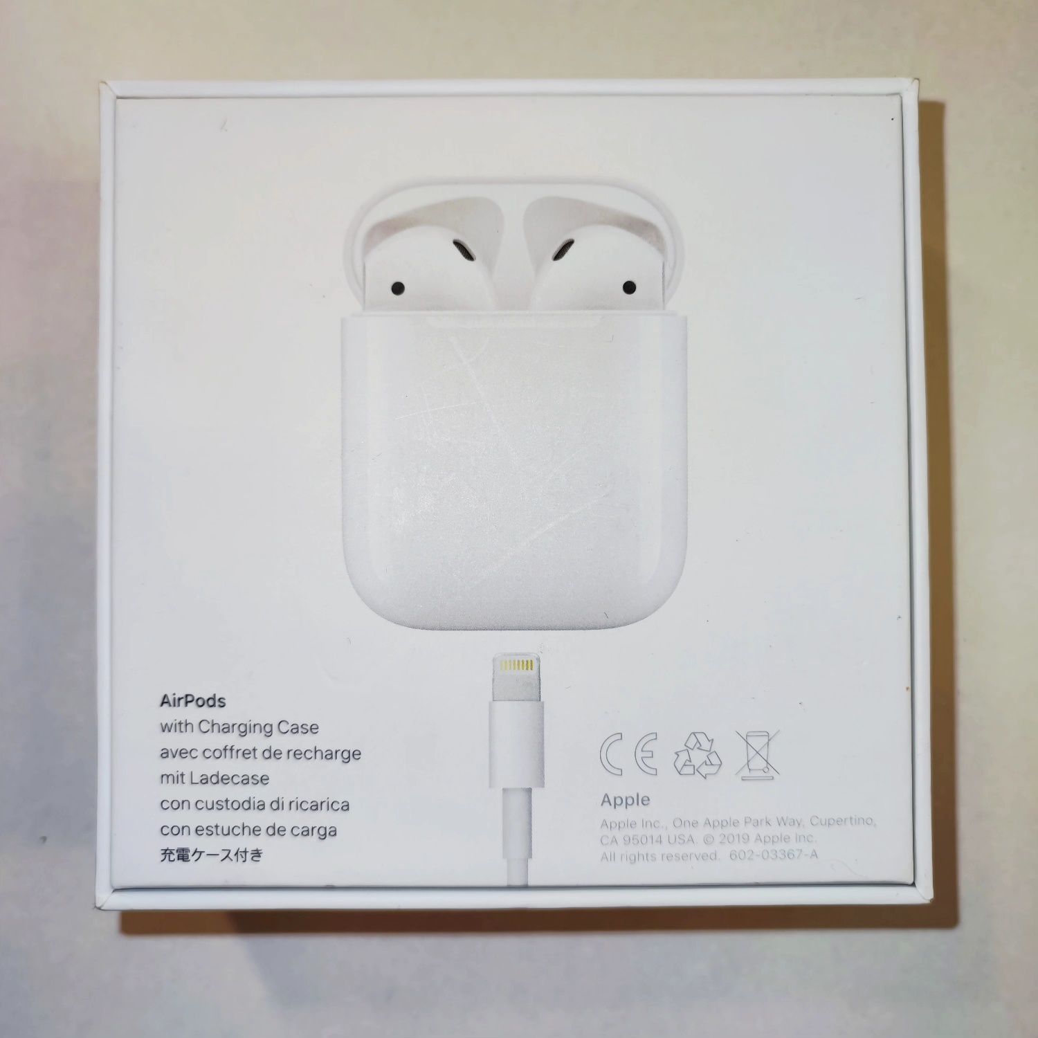 Навушники ОРИГІНАЛ Apple AirPods 2 with Charging Case (MV7N2AM/A)