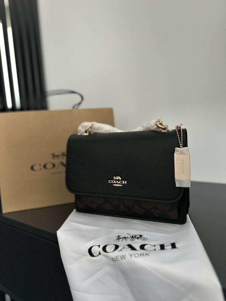 Сумка Coach з натуральної шкіри