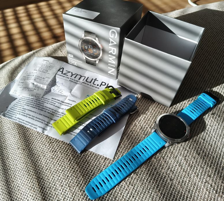 Garmin Epix 2 47mm stał + 2 paski
