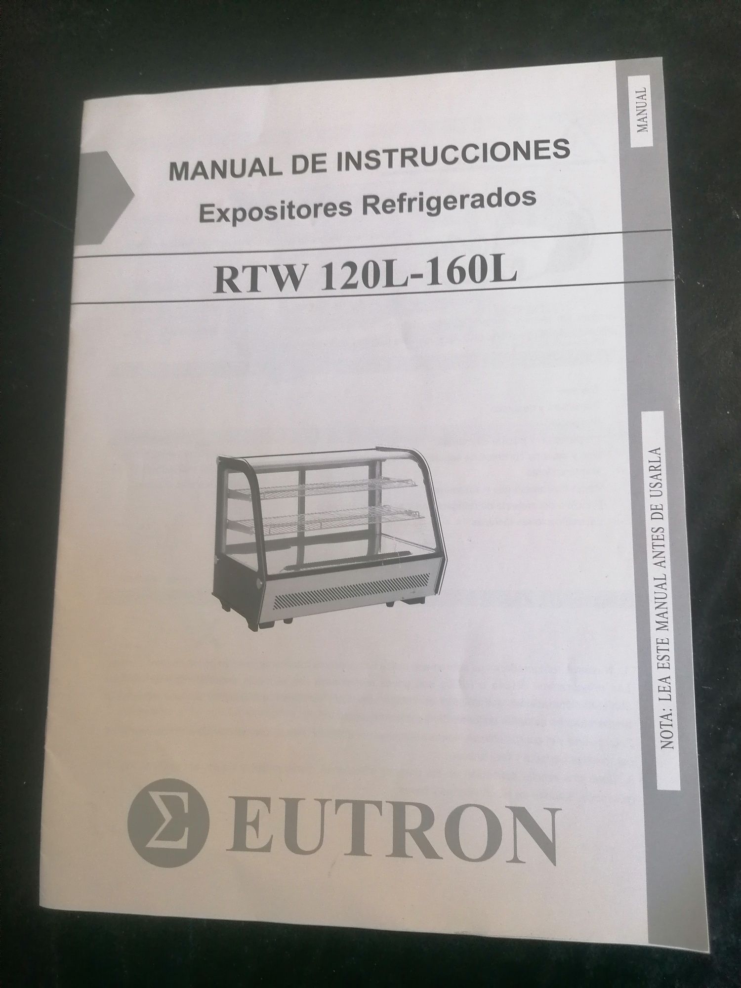 Vitrine Eutron RTW-120L 120 Litros