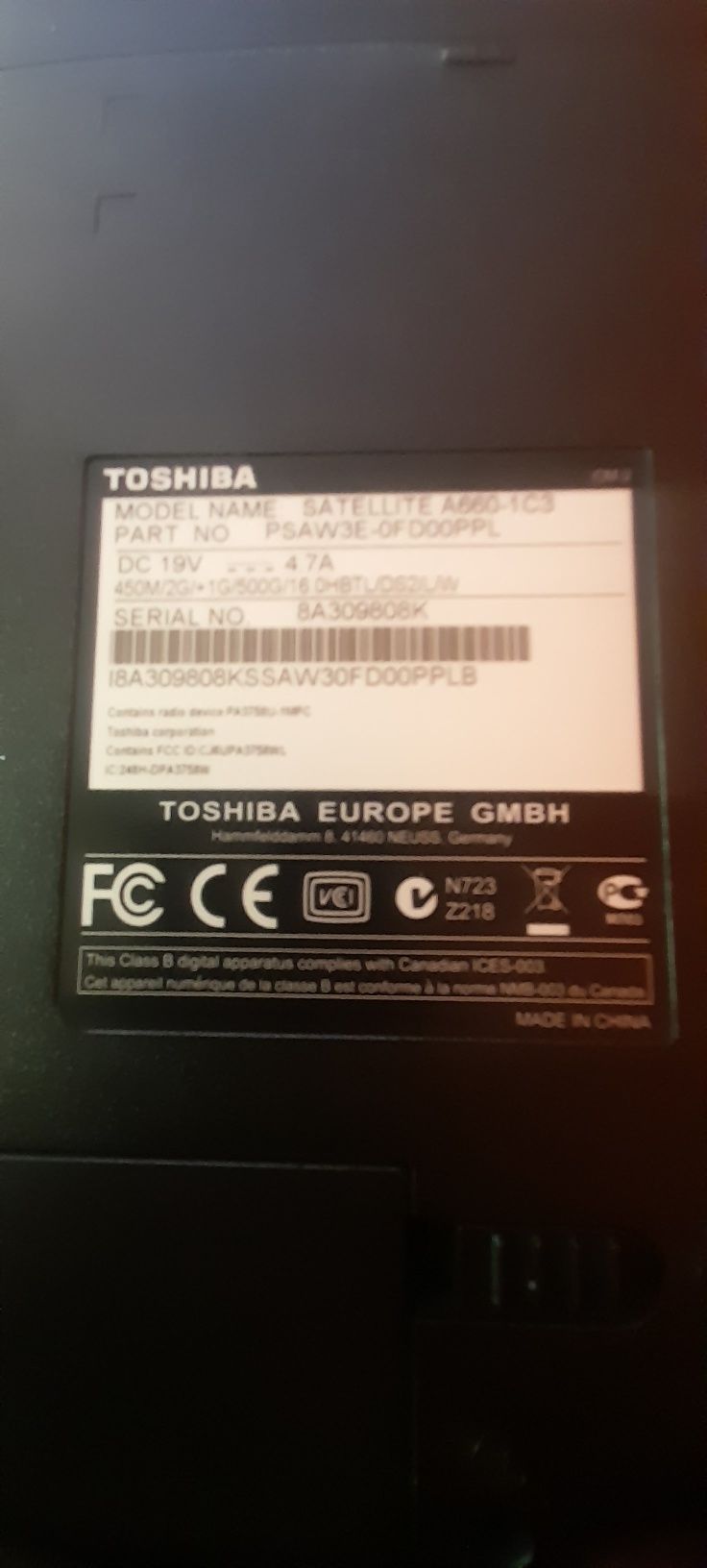 Toshiba satellite