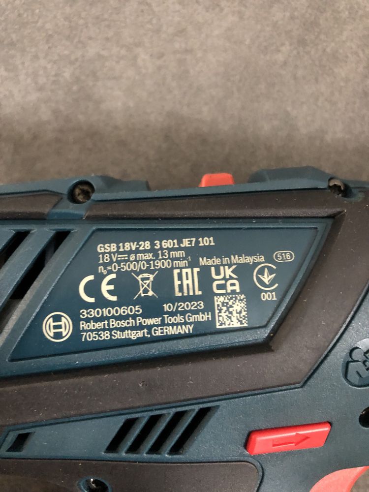 Акум.ударний шуруповерт Bosch GSB 18V-28+АКБ 4.0