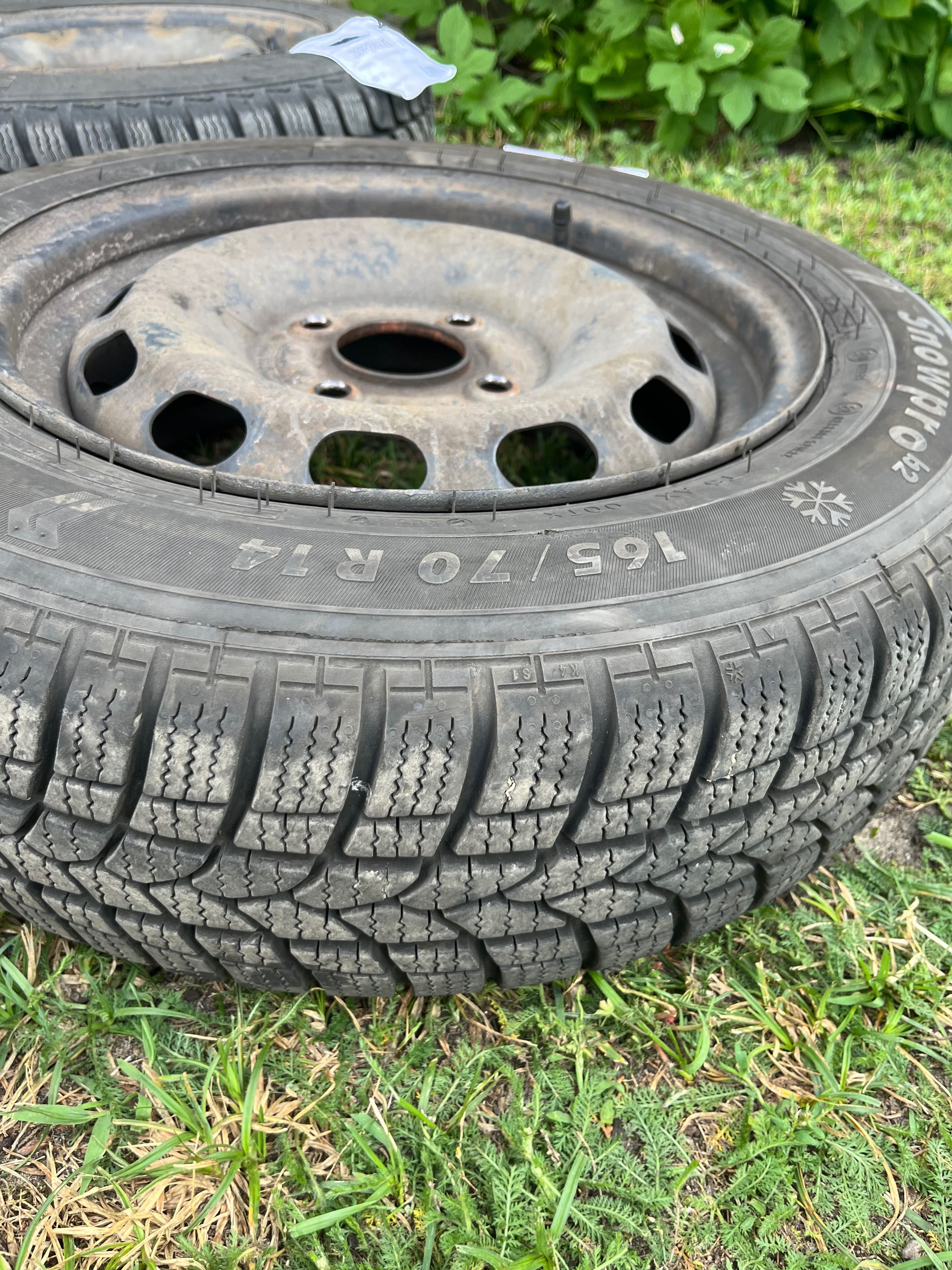 Komplet kół zimowych 165/70 R14