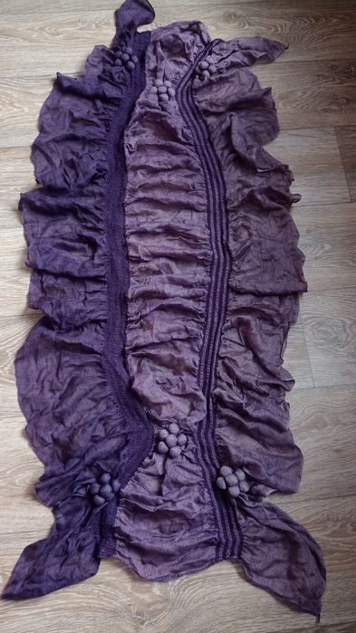 Szalik damski fioletowy