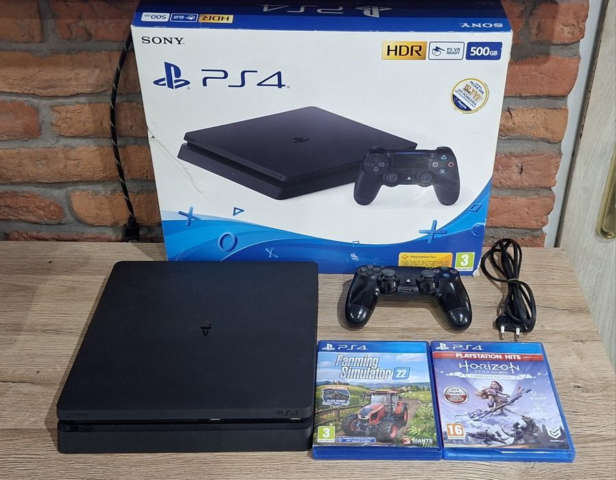Konsola PlayStation 4 ps4 Slim 500 Gb Okazja jak Nowa + Farming 22