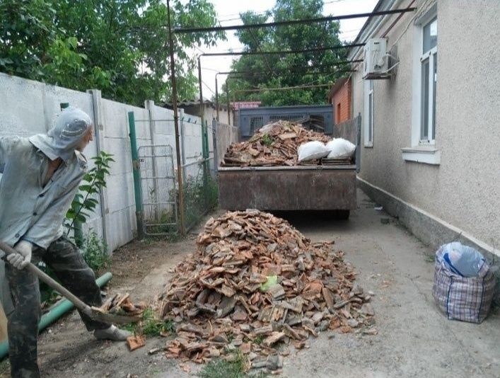 Спил деревьев, уборка участка, вывоз мусора!