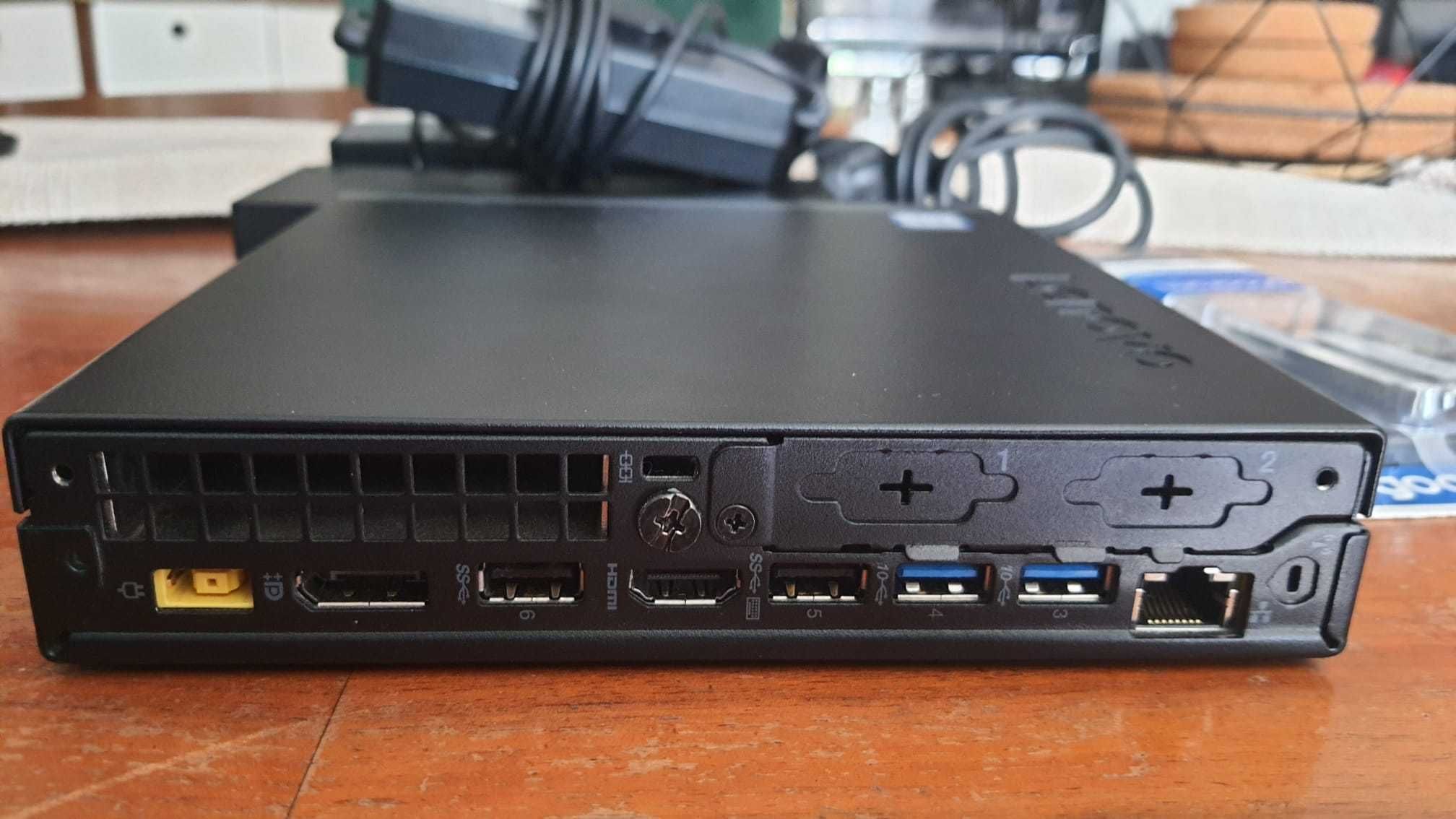 Mini komputer Lenovo M720q,stacja dokująca nowy dysku,nowe ramy