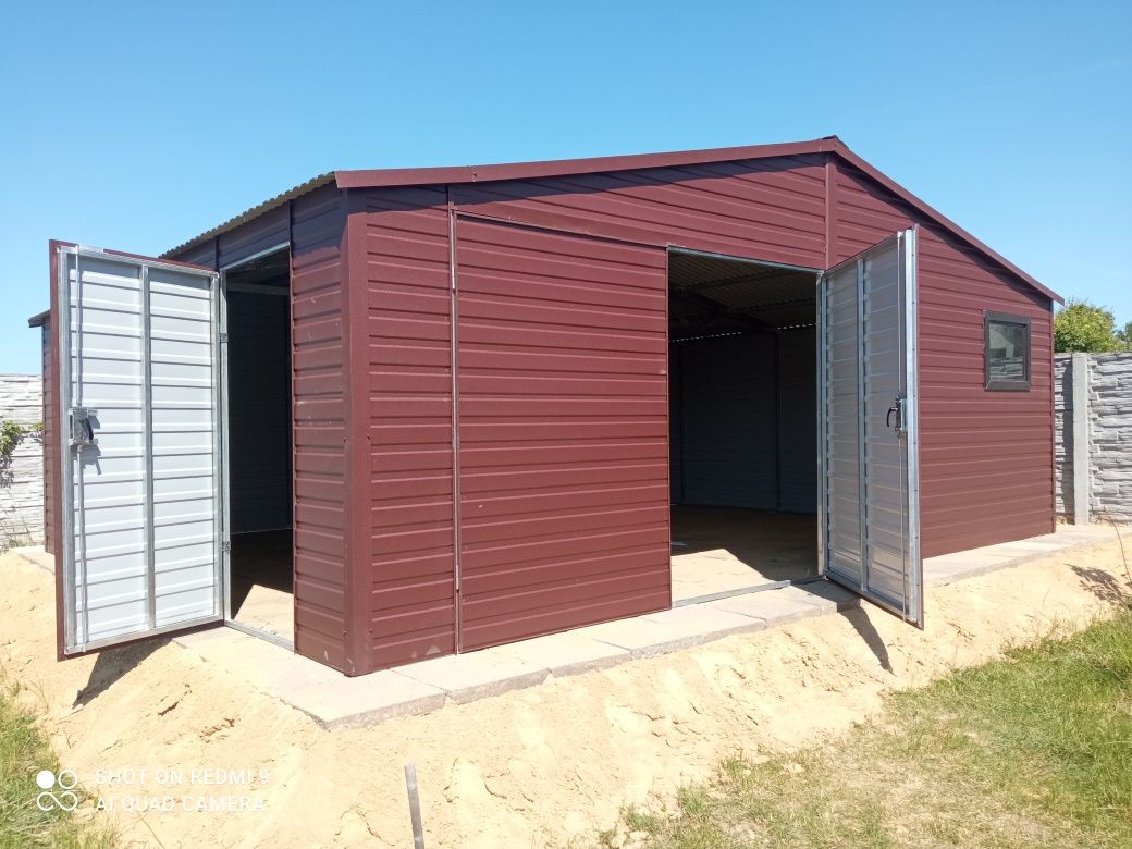 Garaż blaszany 5x6