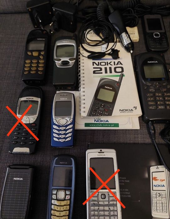 10 a telemóveis Nokia das primeiras gerações