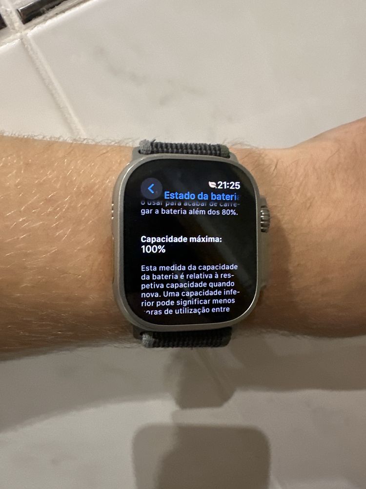 Apple Watch Ultra 1 | Como novo | Garantia + 2 pulseiras