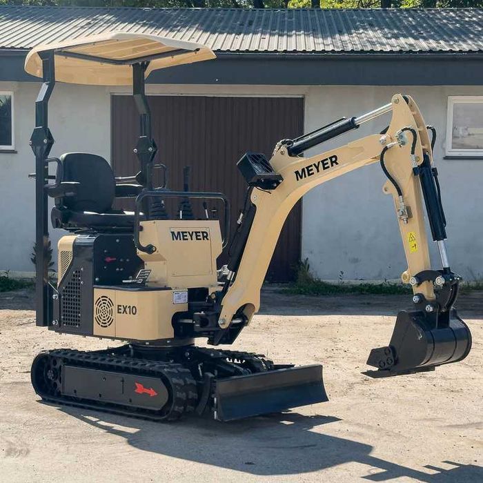 Minikoparka gąsienicowa Meyer EX10 (skrętne ramie,silnik KOOP) LEASING