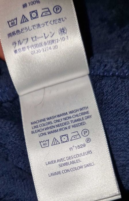 Szlafrok męski bawełniany RALPH LAUREN   L XL logo bdb