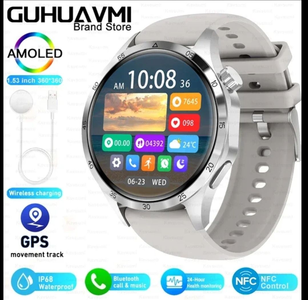 Смарт часы Guhuavmi GT4 pro +