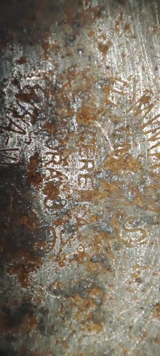 Piękna  stara lampa kolejowa sygnowana