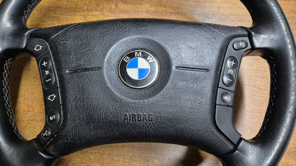 BMW E46 Kierownica Skóra Multifunkcja Poduszka AirBag Polift nr 16