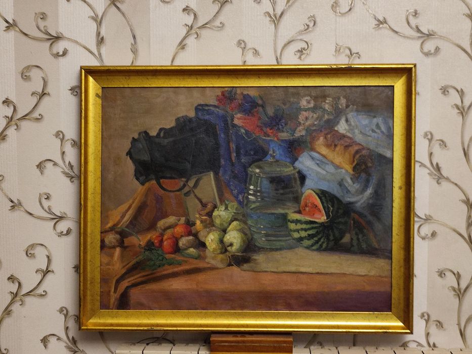 Натюрморт. 50-60 р. 20 ст. 65х80 см.