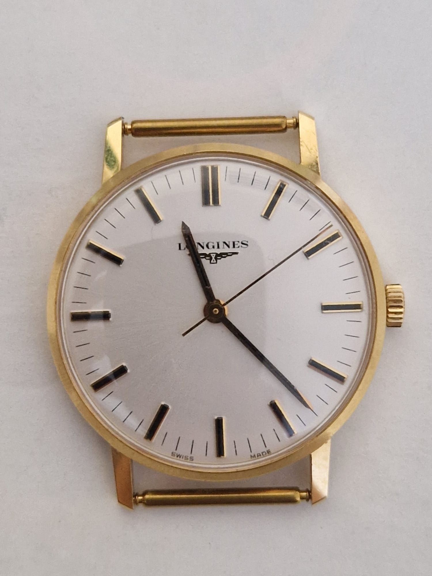 Złoty zegarek Longines