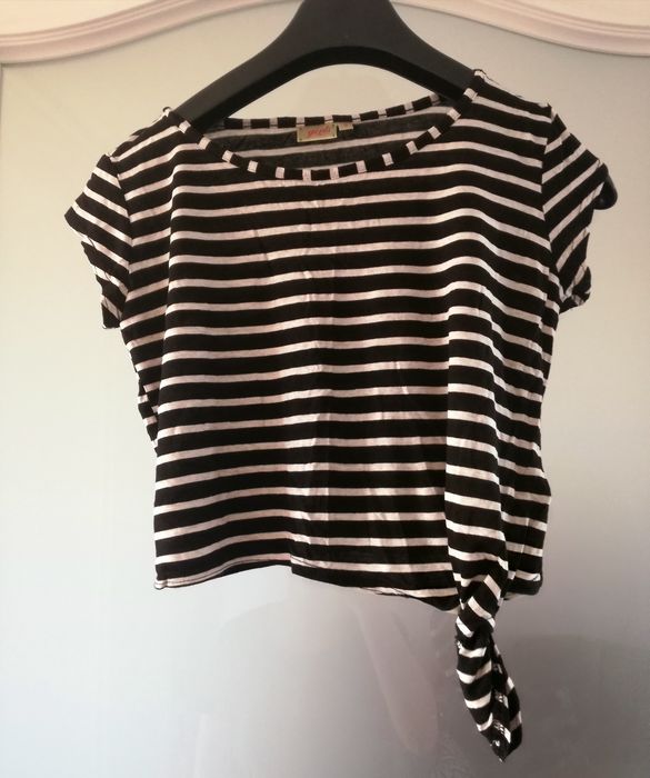 Super crop top wiskoza rozmiar 34-32