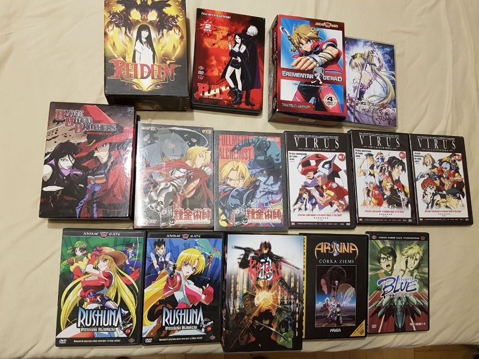 Zamienię lub sprzedam pozostałości kolekcji DVD anime