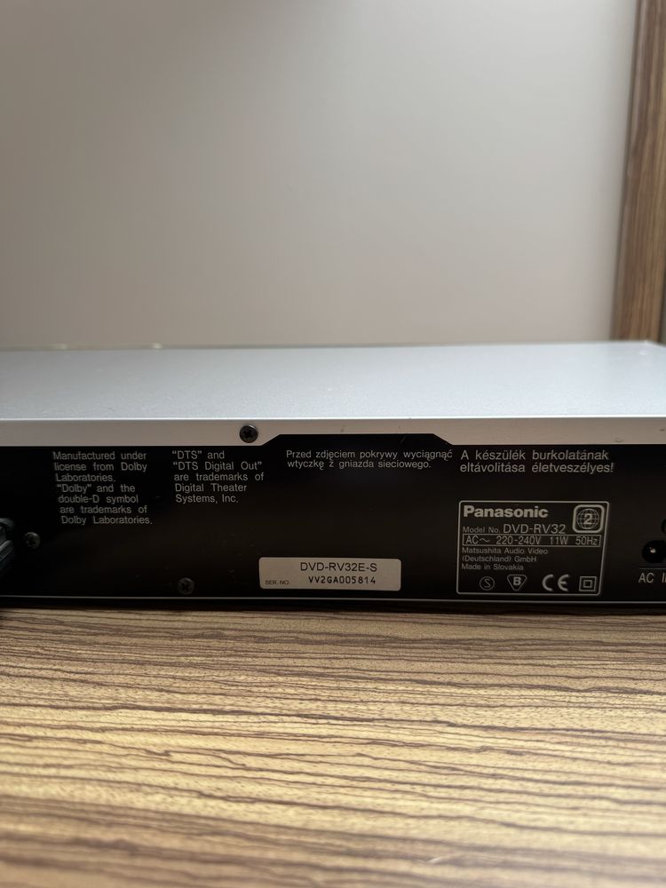 DVD/CD player Panasonic DVD-RV32