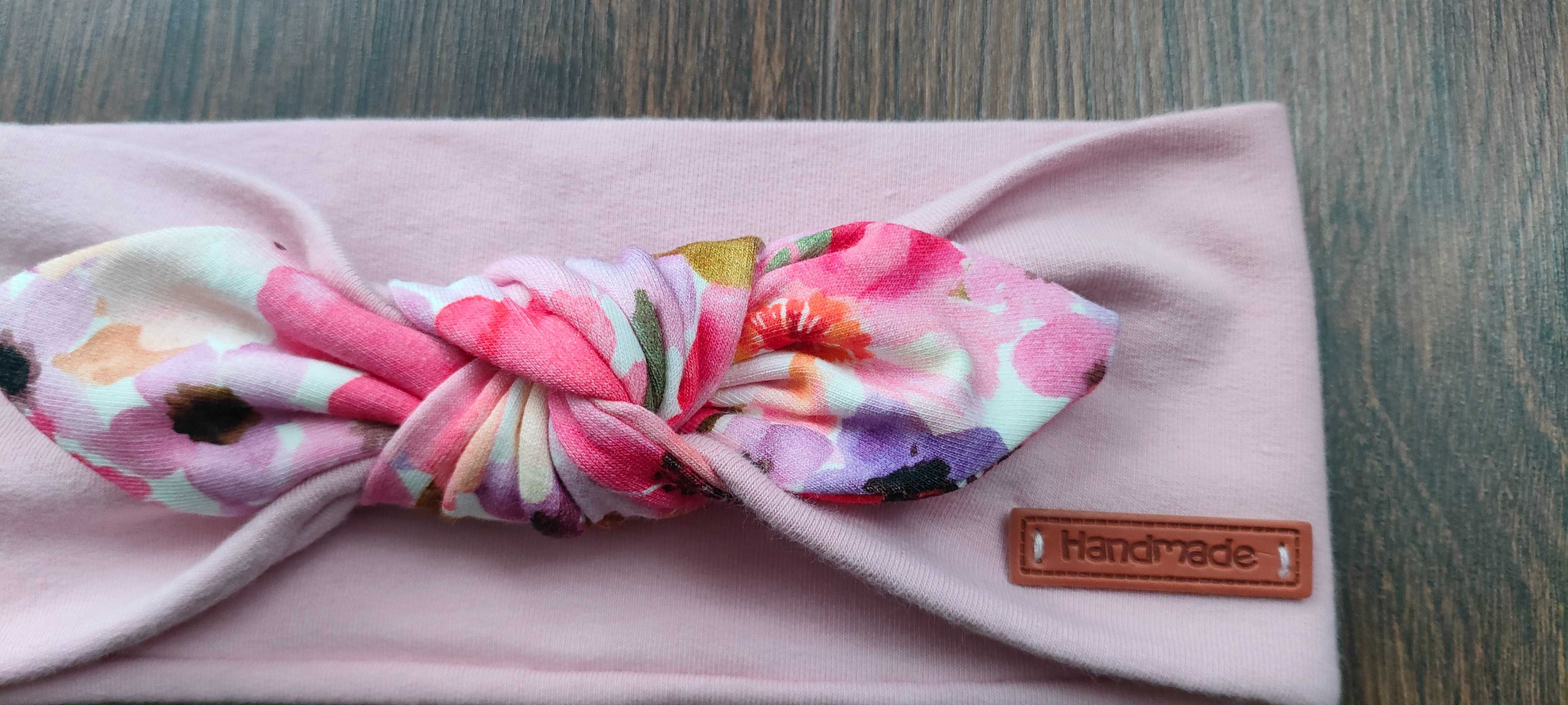 Opaska na uszy,  pin-up, kwiatuszki, Handamde