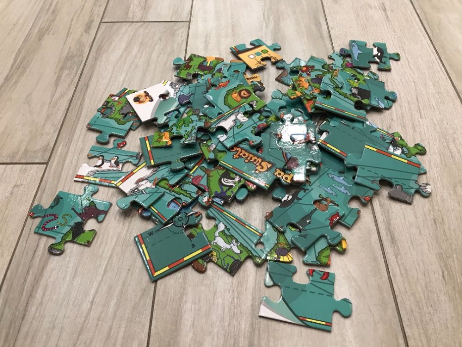 CzuCzu – puzzle 60 elementów – Mapa Świata