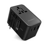 Adapter podróżny Choetech PD5020 35W z kablem USB-C czarny