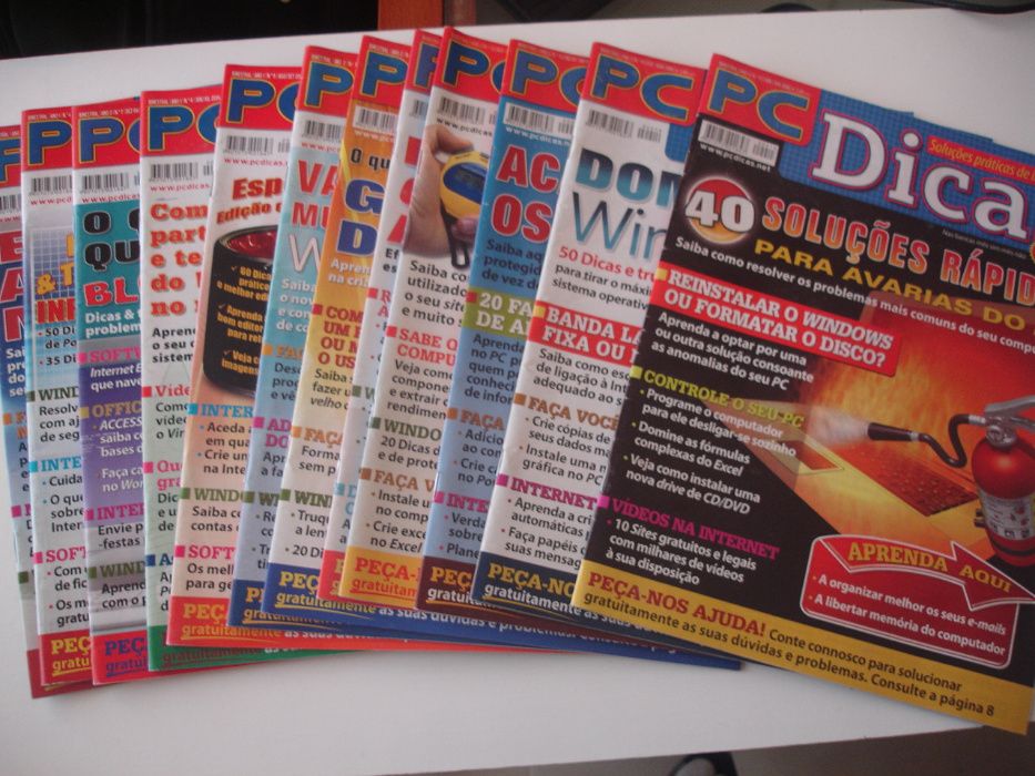 Revistas informática (PC Dicas e Guia da Internet)