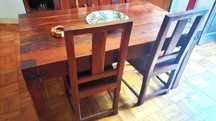 Mesa de jantar e 4 cadeiras