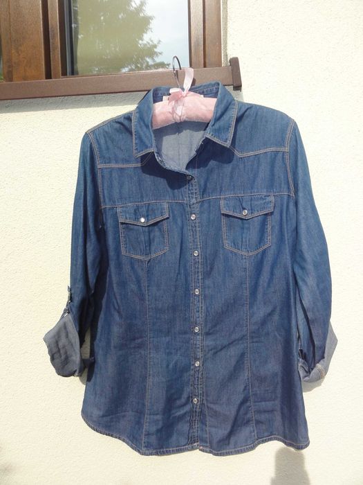 Bluzka koszulowa w stylu country