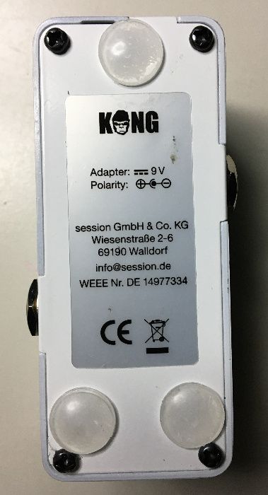 KONG UBER DRIVE metal distortion overdrive mikro efekt do gitary