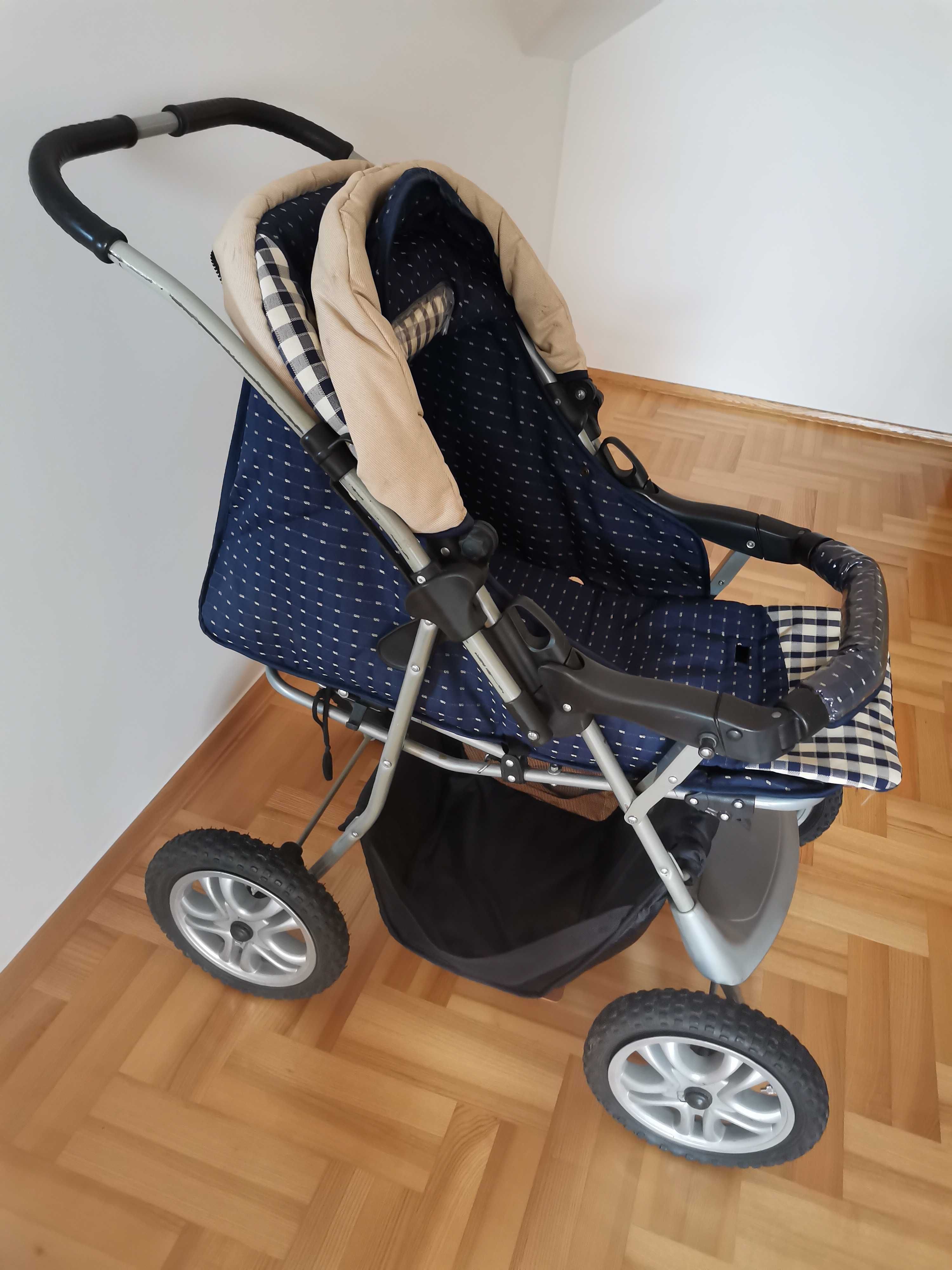 Wózek dziecięcy 2w1 /głęboki, spacerowy.