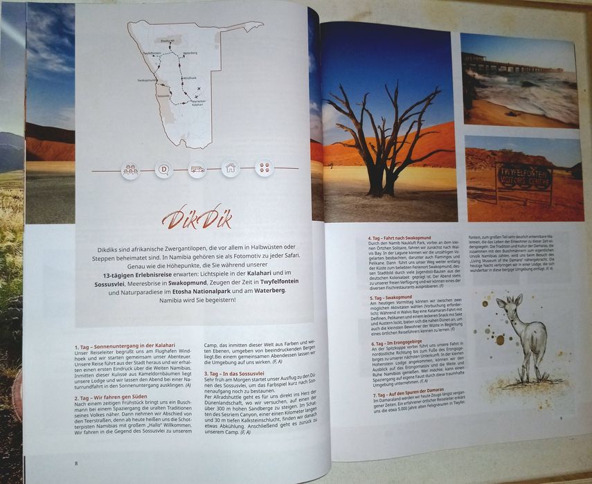 НЕМЕЦКИЕ туристические журналы  путешествия по АФРИКЕ