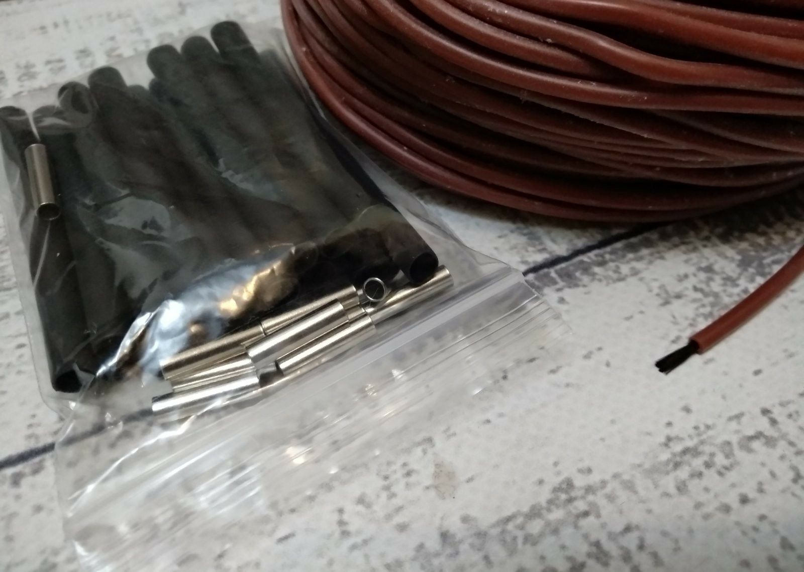 10 м Шнур 12к нагрівальний карбоновий кабель вуглецевий волокно 10м