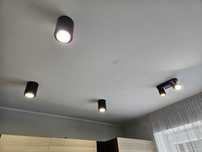 3 oprawy Halogenowe plus Lampa Sufitowa