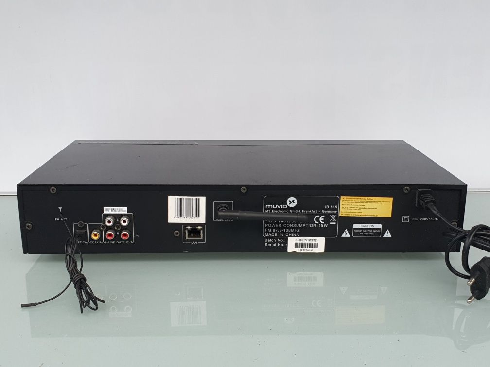 Radio internetowe WI-FI DAB + FM USB MUVID IR 815