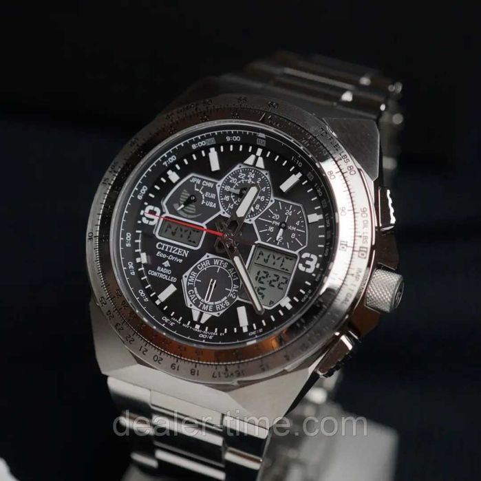 Акція!Новий годинник Citizen Air Chronograph Eco-Drive JY8120-58E