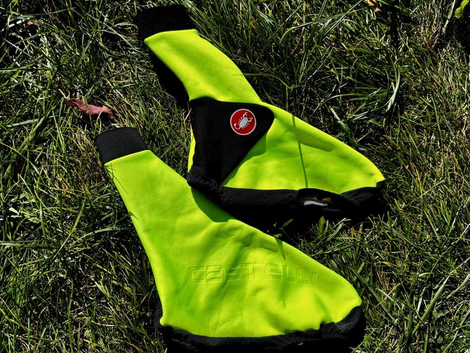 Велоформа, велобахіли Castelli Copriscarpe Ciclismo Giallo Fluo