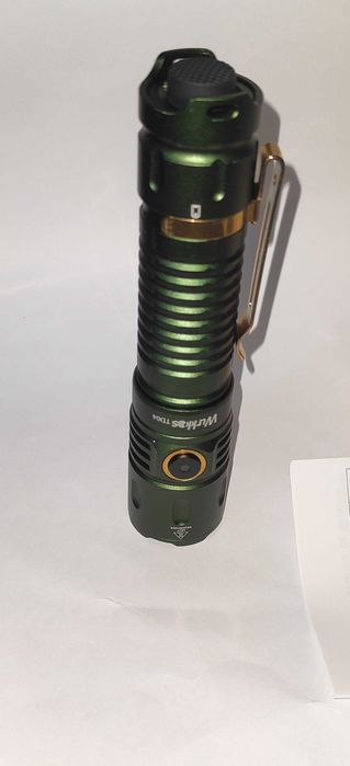 Latarka LED Wurkkos TD04 supermocna 3000 lumenów ogniwo 5000mAh zestaw